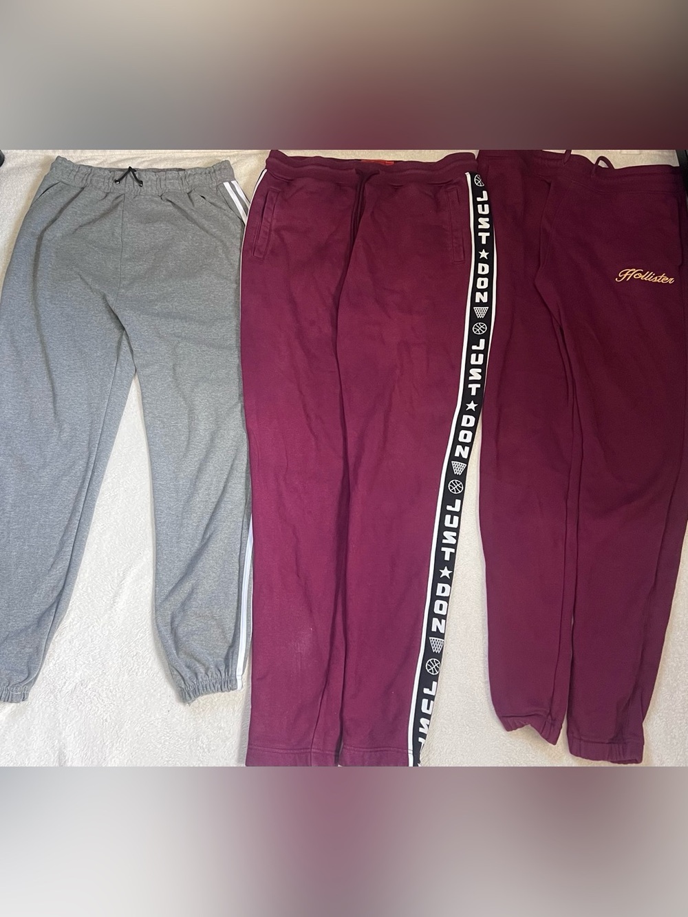 Men’s Large Sweatpants Jogger Bundle Hollister All City Athletic